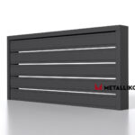 Планкен для забора 120 mm RAL 7024 – покрытие полиэстер, толщина 0,45 мм в Иркутске  | фото 2