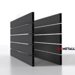 Планкен для забора 120 mm RAL 7024 – покрытие полиэстер, толщина 0,45 мм в Иркутске  | фото 1