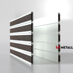 Планкен для забора Printec под дерево 120 mm RAL 9003 – покрытие порошковое, толщина 0,45 мм в Иркутске  | фото 3