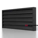 Планкен для забора ранчо 120 mm RAL 9005 – покрытие матовое, толщина 0,45 мм в Иркутске  | фото 1