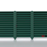 Ламели для забора жалюзи Royal Z RAL 6005 двустороннее покрытие полиэстер, толщина 0,5 мм в Иркутске  | фото 7